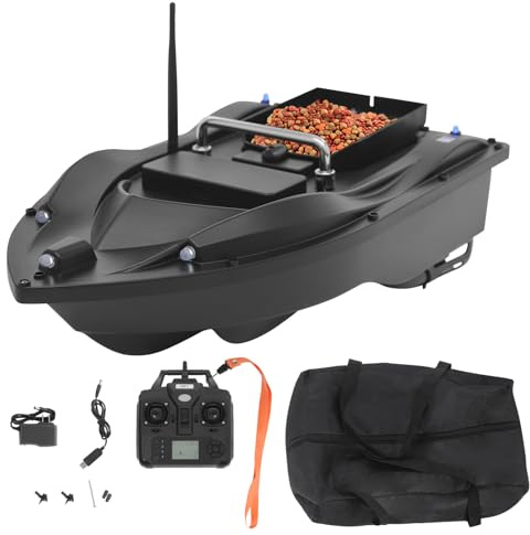 Bait Boat, RC Fishing Bait Boat With GPS Positioning, 600M/656-Yard Range Remote Control, 4.4LBS Loading Capacity, 5200Mah High-Capacity Lithium Battery, With Carrying Bag, Charger & Usb Cable