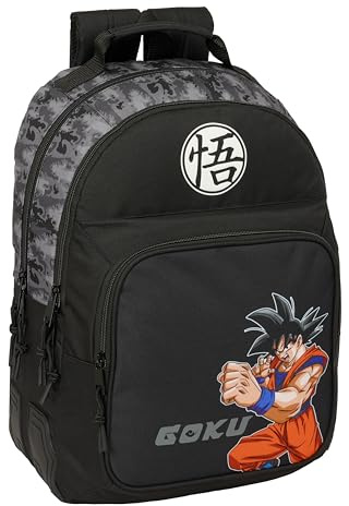 Dragon Ball Schulrucksack für Kinder, ideal für Kinder verschiedener Altersgruppen, bequem und vielseitig, Qualität und Widerstandsfähigkeit, 32 x 15 x 42 cm