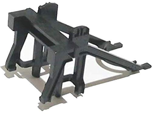 Hornby R083 OO Gauge Buffer Stop, Model Train Accessories for Adding Scenery, Dioramas, Woodland, Buildings and More to 00 Gauge Model Railway - 1:76 Scale, Black