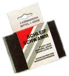 Schleifschwamm, grob- und mittelfein
