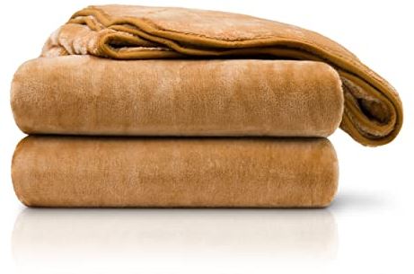 Amago - Kuscheldecke, Cashmere-Feeling, 130 x 170 cm - Sand