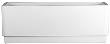 Hobby Flower Basic - Maceta Rectangular con Sistema de Auto-riego, 75 x 35 x 40 cm, Color Blanco