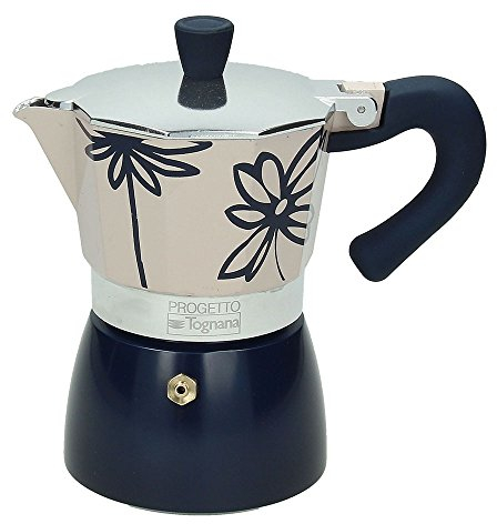 FONTEBASSO CAFFETTIERA 3 TAZZE AMICA LINK MOGANO CM 27