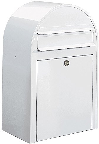 Bobi Classic Briefkasten RAL 9016 weiß Wandbriefkasten