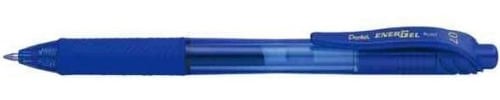 Pentel 3 Stück Tintenroller flüssiges Gel Energel BL110, blau