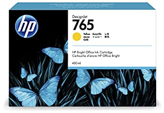 Original HP F9J50A / 765, Premium Drucker-Patrone, Gelb, 400 ml