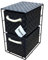 Arpan Black 2-Drawer Storage Unit Ideal For Home/Office/Bedrooms (2-Drawer - 18x25x33cm)