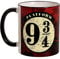 Elbenwald Harry Potter Tasse Gleis 9 3/4 mit Hogwarts Express Rundumdruck Keramik 300 ml rot
