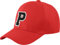 Morefaz Unisex Jungen Mädchen Mütze Baseball Cap ROT Hut Kinder Kappe Alphabet A-Z TM (P)