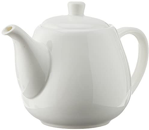 Wilmax WL-994003/1C Porcelain Teapot, White, 1000 ml Capacity