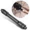 Fahrrad Steckachse Adapter, Schnellspanner Hub Aluminiumlegierung Steckachsenadapter15mm bis 12mm Fahrrad Spieß Adapter für Rennrad Mountainbike (Schwarz)