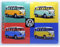 Nostalgic-Art Retro Blechschild Volkswagen Bulli T1 – Pop Art – VW Bus Geschenk-Idee, aus Metall, Vintage-Design zur Dekoration, 30 x 40 cm
