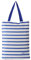 Amazon Basics umweltfreundliche, wiederverwendbare Einkaufstasche, 15 l, Blau/Weiß