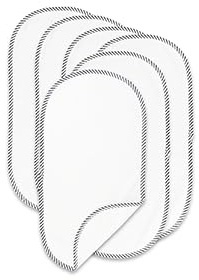 Qunlions life 6PK Larger Softer Changing Pad Liners Waterproof, 27 x 13 Washable Reusable Changing Table Cover Liners Double Layers, 100% Cotton Flannel Surface, 6 Count