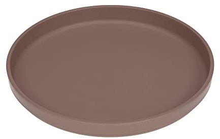 LÄSSIG Assiette enfant sans mélamine, sans BPA, pour lave-vaisselle et micro-ondes/Plate Uni choco