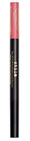 Stila All Day Dual-Ended Liquid Eye Liner, Easy To Use Eyeliner Pen, Smudge & Transfer Proof, Liner Stays On All Day and Night, Goes On Smoothly Without Skipping, Smudging or Pulling - Rum Punch