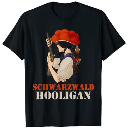 Coole und lustige Schwarzwald Hooligan Schwarzwald Mädchen Hut T-Shirt