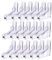 DQZSY Lot de 18 pinces à nappe en plastique transparent - Pour la maison, les fêtes et les pique-niques