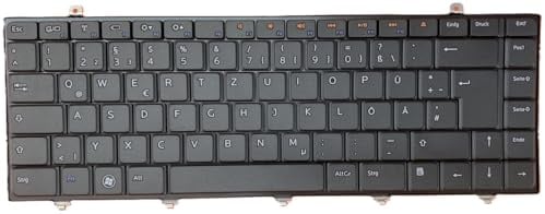 T-ProTek Schwarz - Deutsche (GR) Tastatur kompatibel für Dell Studio 14Z Serie
