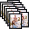 Giftgarden Cadre Photo 20x25 cm Noir Lot de 12, Cadre Photo Noir Classique pour Maison, Chambre, Bureau, Couloir ou Galerie