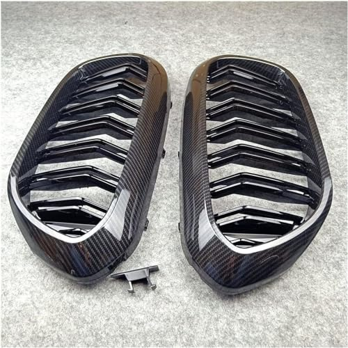 Kühlergrill Frontstoßstange Nierengitter für BMW série 5 M5 G30 G38 520i 530i 540i, Auto Frontgrill Dauerhaft Front Grill Renngrill