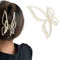 Generse Große Haarklammer mit Perlen, rutschfeste Metall-Haarspangen, starker Halt, Haar-Accessoires für Damen und Mädchen (1 Stück)