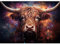 RICUVED Kuh Diamond Painting Erwachsene, 5D Kuh Diamant Painting Bilder Erwachsene, DIY Diamond Painting Bilder Tier Diamant Malerei Set für Wanddekoration 30x40cm