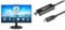 PHILIPS 241V8LA- 24 Inch FHD Monitor, 75Hz, 4ms, VA, Speakers LowBlue, Flickerfree (1920 x 1080, 250 cd/m2 & Amazon Basics USB-C to HDMI adapter cable (Thunderbolt 3 compatible) 4K @30 Hz - 30.5 cm