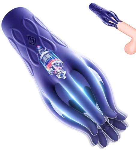 Roluck Penis Trainer Massager Elektrische Masturbator für Männer mit 10 Vibrationsmodi Taschenmuschi Penis Handheld Eicheltrainer Sexspielzeug sexuelle Ausdauer