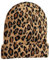 1pc Damen Winter Leopard Hut Mode Frauen Wolle Warme Gestrickte Hüte Animal Print Beanies Kappe Verdicken Motorhaube