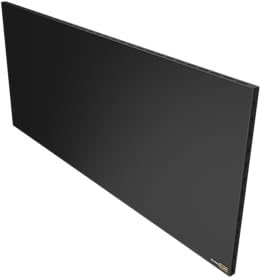 SCHMIDBAUER® Infrarotheizung Hybrid 1100 Watt Schwarz Tafel bemalbar - Ein/Aus-Schalter - Infrarottechnik mit Raumluft-Konvektion - Elektroheizung - Direktheizung