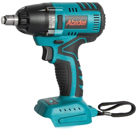schlagschrauber 18v,Professional Akku-Schlagschrauber,mit 1/2'' Bohrfutter,maximales Drehmoment 295 ft-lbs (400N.M), kompatibel mit 18V Makita Akku, 1 Schlagschraubereinsatz, nur Werkzeug