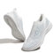 LUCKY STEP Sneakers alla Moda Scarpe da Corsa da Donna Traspiranti e Scintillanti Glitter (Bianco, 10US-41EU-8UK)