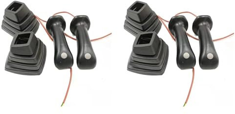Janasiba 2Set L+R Bagger Joystick Assy Gears Handle mit Dust Cover für Rexroth Yuchai LOVOL Longgong- 55/60/65/75-8/80