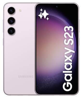 Samsung Galaxy S23 5G Dual SIM Android Mobile Phone, 128GB, SIM Free Smartphone, Lavender, 3Y Extended Manufacturer Warranty (UK Version) (Renewed)