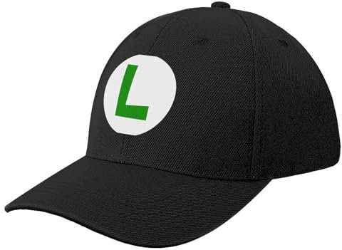 CWCMZDH Baseballmützen Baseball Kappe Luigi Cap Baseball Cap Sport Cap Cosplay süße Damen Golfbekleidung Herren