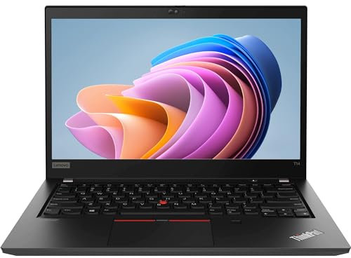 Lenovo Thinkpad T14 (Gen 1) Laptop, 14 Zoll HD (1366 x 768), Intel Core i5-10310, 1,7 GHz, 16 GB, 512 GB NVMe SSD, Webcam, Windows 11 Pro, Amerikanische Tastatur (Generalüberholt)