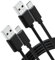 Toxaoii Kindle - Cavo di ricarica micro USB e USB C, per Kindle Paperwhite, Oasis, Scribe, Fire Tablet, Fire HD, tablet per bambini, confezione da 2 pezzi, colore nero, 150 cm