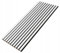 EmsCraft24 Akustikpaneele 1,228m² - 275cm x 46cm x 1.8cm - | Akustikpaneel | Lamellenverkleidung | Wandverkleidung | Akustikfilz | Wandpaneele auf filz (015 - Weiß Matt)