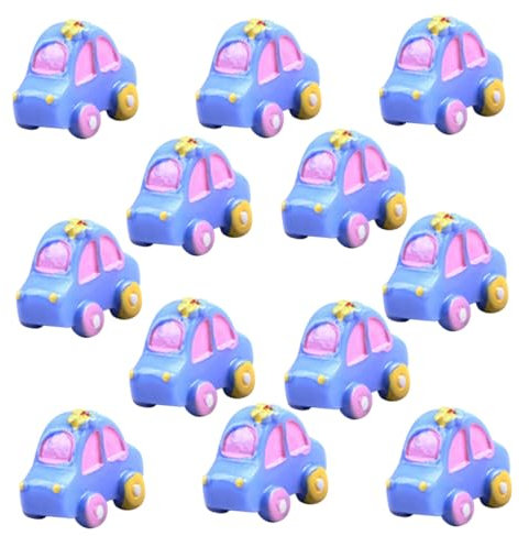 Yardwe 12pezzi Mini Modelli Di Auto in Resina Decorazioni Da Giardino Micro Per Auto Per Casa Delle Bambole Sculture Da Giardino