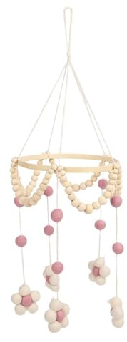 Mobile für Babywiege, Dekoration für Babybett, Spielzeug mit Glöckchen, Dekoration zum Aufhängen an der Decke, Kinderzimmer, für Mädchen und Kinder