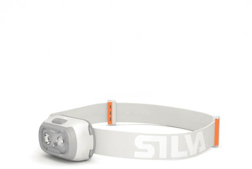 Silva Head Torch Battery Powered - Seek 320 Lumen Head Lamp - Runs on 3X AAA or Rechargeable Battery - 3 Brightness Levels - 2X White LEDs - Power Level Indicator - Outdoor, Running & Everyday Use