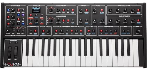 Sequential Fourm Compact Polyphonic Analog Synthesizer