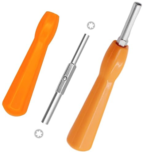 COYUN 2-teiliges Gamebit Sicherheits Schraubendreher Set, 3.8/4.5 mm Sicherheits-Schraubendreher,Doppelendig Gamebit Schraubendreher Set für offene Reparatur, SNES, NES, N64 und Spielkartuschen