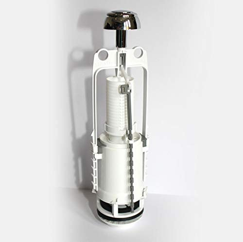 SIAMP Storm 33 WC cistern fittings pack button Single Flush Chrome plated