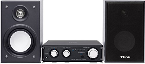 Teac HR-S101-B Micro Sistema Amplificato ad alta risoluzione USB DAC Nero/Black