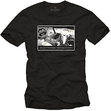 MAKAYA Cooles Fear and Loathing In Las Vegas T-Shirt für Herren Größe S-XXXL