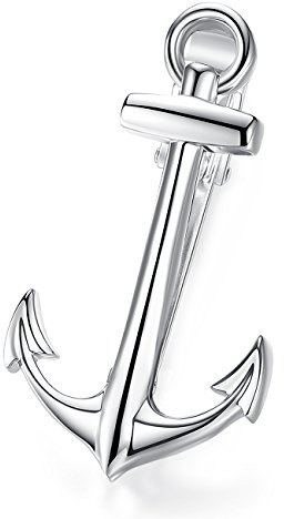 HONEY BEAR Pinces à Cravate Ancre Poignet Col Originale Homme pour la Cérémonie De Mariage,4cm (1)