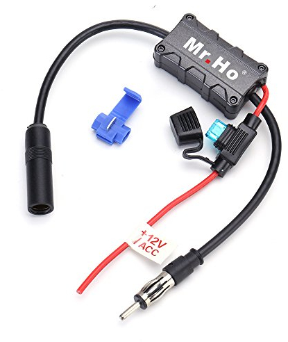 Mr.Ho Universali 12V Amplificatore Antenna per Auto FM AM Autoradio Segnale Radio Booster