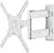 ONKRON Full Motion TV Wall Mount for 32-65 Inch Screen, Television Wall Bracket Weight up to 35 kg - Tilt and Swivel tv Wall Bracket VESA 100x100 - VESA 400x400/Universal TV Wall Mount M4-W White